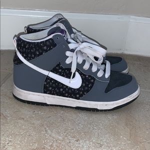 Black Floral Nike 6.0 High Tops